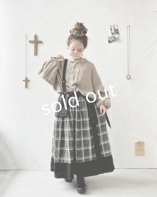 画像10: MARCHE' DE SOEUR/種蒔ポケットスカート・フォレスト (10)