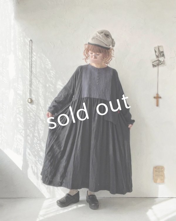 画像11: MARCHE' DE SOEUR/ターシャのワンピース・黒 (11)