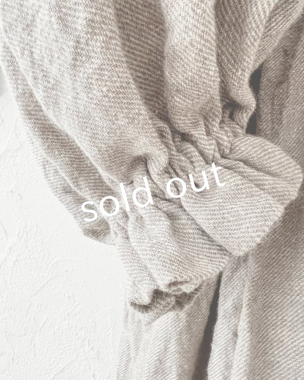 画像7: MARCHE' DE SOEUR/サイドタックワンピース・ベージュ (7)