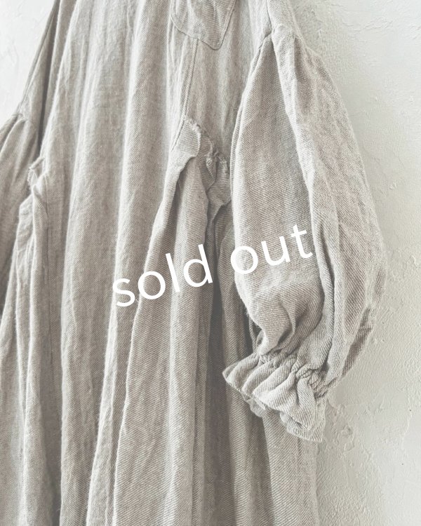 画像5: MARCHE' DE SOEUR/サイドタックワンピース・ベージュ (5)