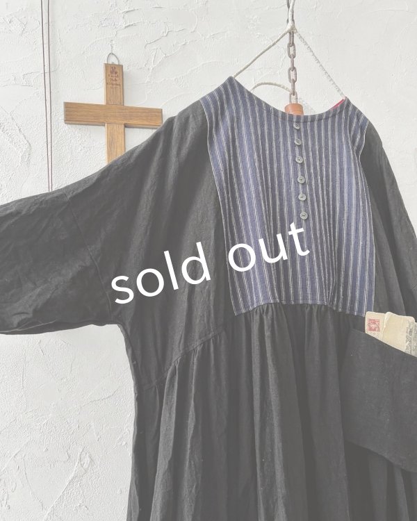 画像4: MARCHE' DE SOEUR/ターシャのワンピース・黒 (4)