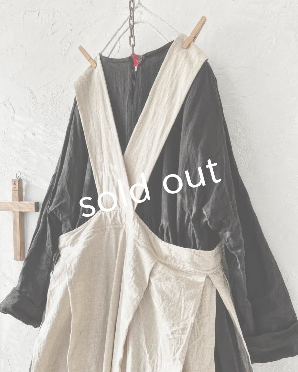 画像10: MARCHE' DE SOEUR／タブリエワンピース・生成り (10)