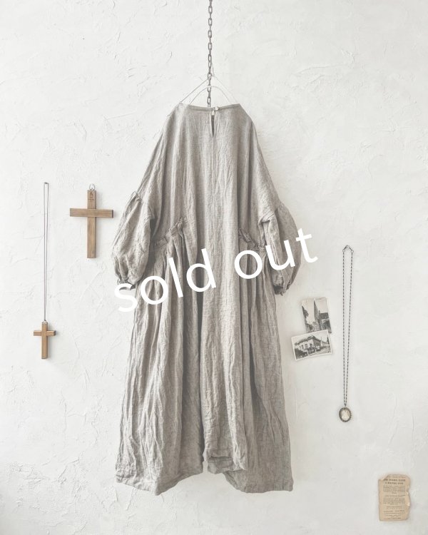 画像10: MARCHE' DE SOEUR/サイドタックワンピース・ベージュ (10)