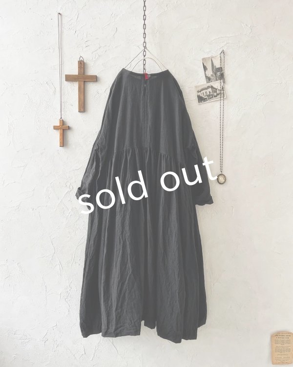 画像7: MARCHE' DE SOEUR/ターシャのワンピース・黒 (7)