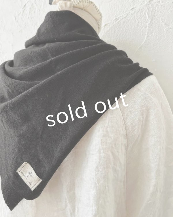 画像4: MARCHE' DE SOEUR／ストール・黒 (4)