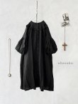 画像2: ubasoku/ヨークフリルワンピース・黒 (2)