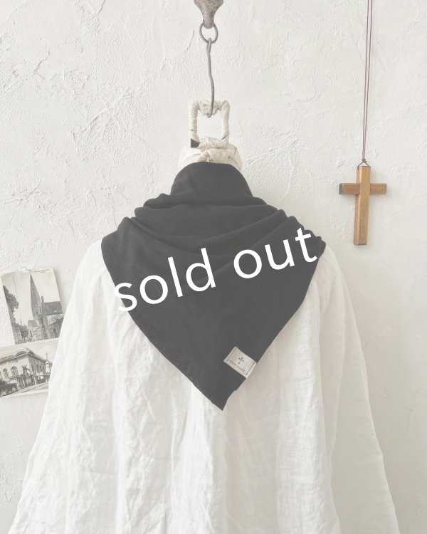 画像2: MARCHE' DE SOEUR／ストール・黒 (2)