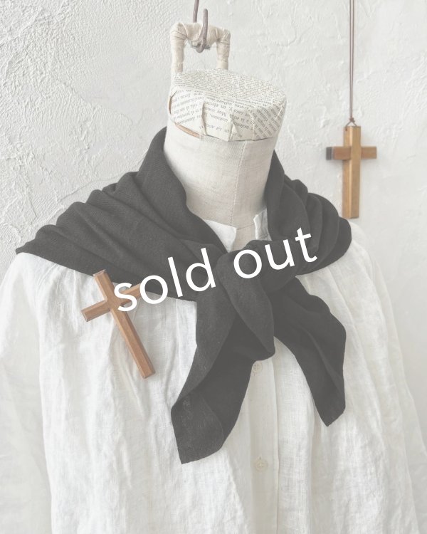 画像3: MARCHE' DE SOEUR／ストール・黒 (3)