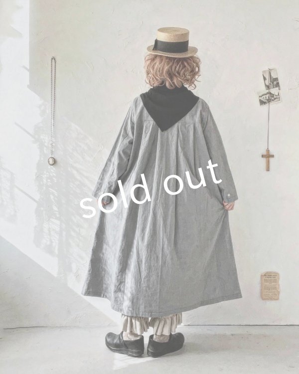 画像11: SO／タックワンピース・シャンブレー (11)