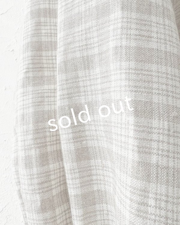 画像6: MARCHE' DE SOEUR／ミュゲットパンツ・ベージュチェック (6)