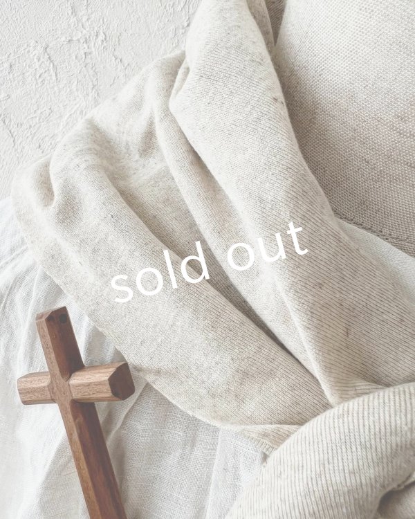 画像6: MARCHE' DE SOEUR／ストール・杢生成り (6)