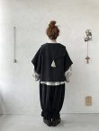 画像16: MARCHE' DE SOEUR／セーラ襟のタッセルちびジャケット・黒 (16)