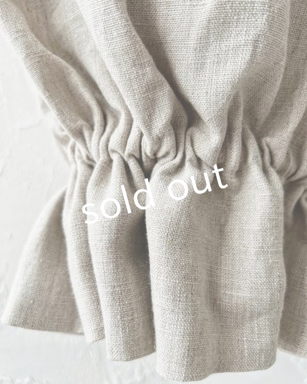 画像4: MARCHE' DE SOEUR／ミュゲットパンツ・生成り (4)