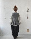 画像9: MAGALI /カシュクールジレ・アッシュグレー (9)
