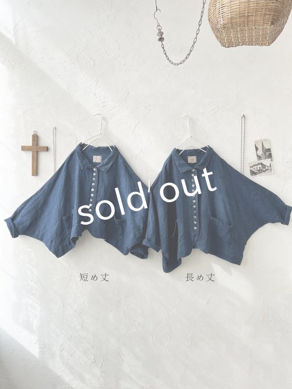 画像2: Libera&Capricciosa／インディゴドルマンジャケット（2 size） (2)