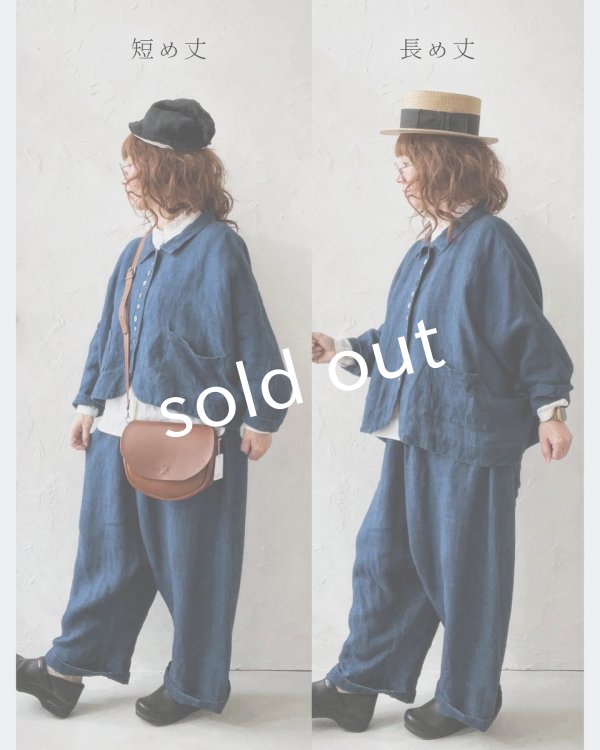 画像16: Libera&Capricciosa／インディゴドルマンジャケット（2 size） (16)