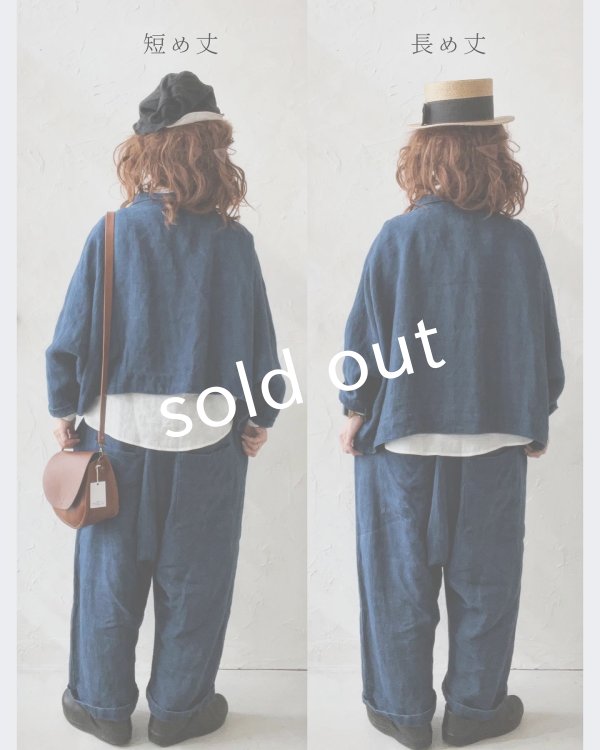 画像17: Libera&Capricciosa／インディゴドルマンジャケット（2 size） (17)