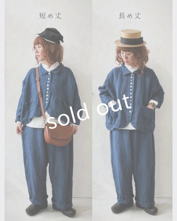 画像15: Libera&Capricciosa／インディゴドルマンジャケット（2 size） (15)