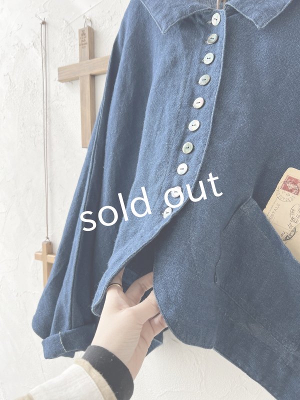 画像6: Libera&Capricciosa／インディゴドルマンジャケット（2 size） (6)