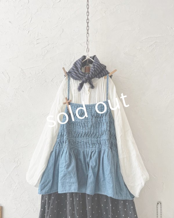 画像2: ubasoku/ピンタックキャミブラウス(2 color) (2)