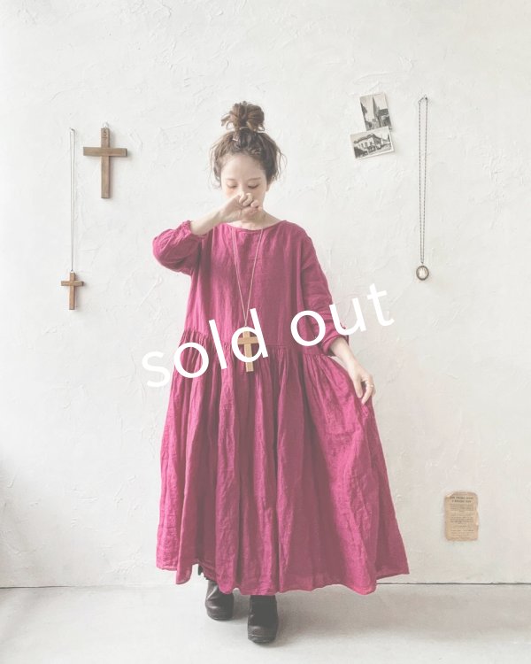 画像8: SO／２wayギャザーワンピース・オフホワイト (8)