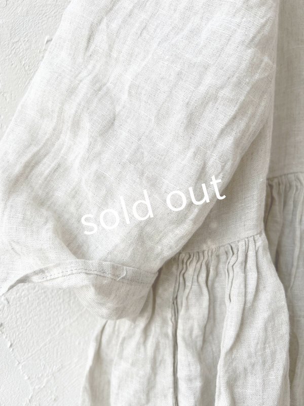 画像3: SO／２wayギャザーワンピース・ナチュラル (3)