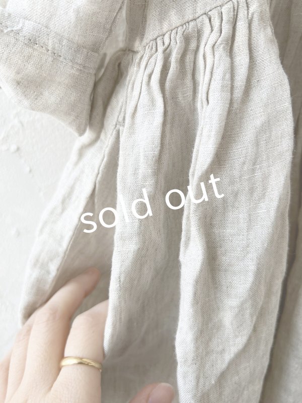 画像4: SO／２wayギャザーワンピース・ナチュラル (4)