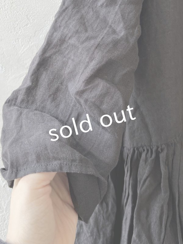 画像3: SO／２wayギャザーワンピース・スミクロ (3)