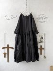 画像1: SO／２wayギャザーワンピース・スミクロ (1)