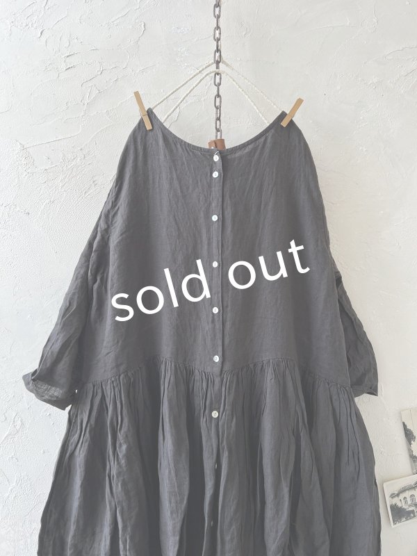 画像6: SO／２wayギャザーワンピース・スミクロ (6)