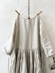 画像2: SO／２wayギャザーワンピース・ナチュラル (2)