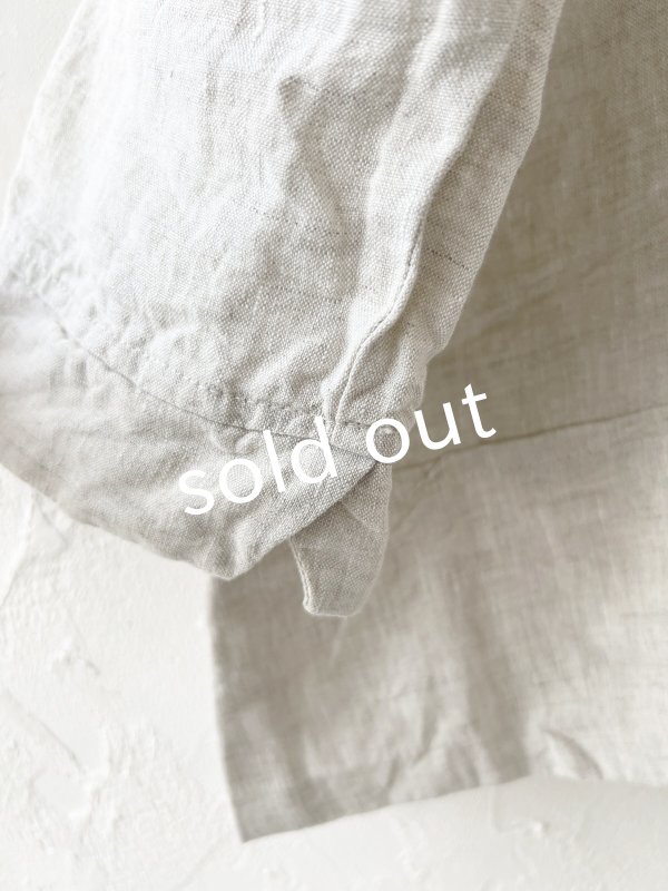 画像7: SO／太パイピング衿プルオーバー・ナチュラル (7)