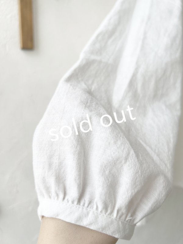 画像6: sloe／フリル襟のパフ袖ブラウス・オフホワイト (6)