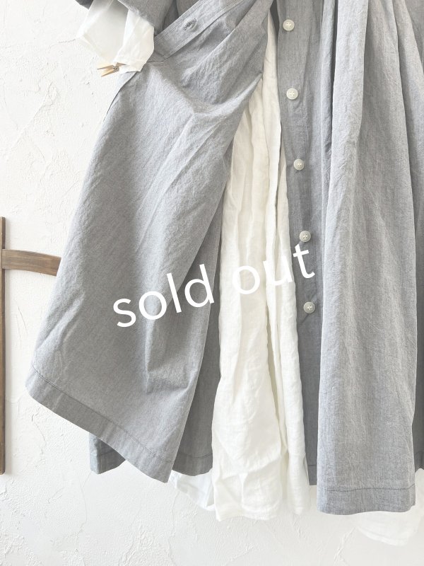 画像6: SO／タックワンピース・シャンブレー (6)