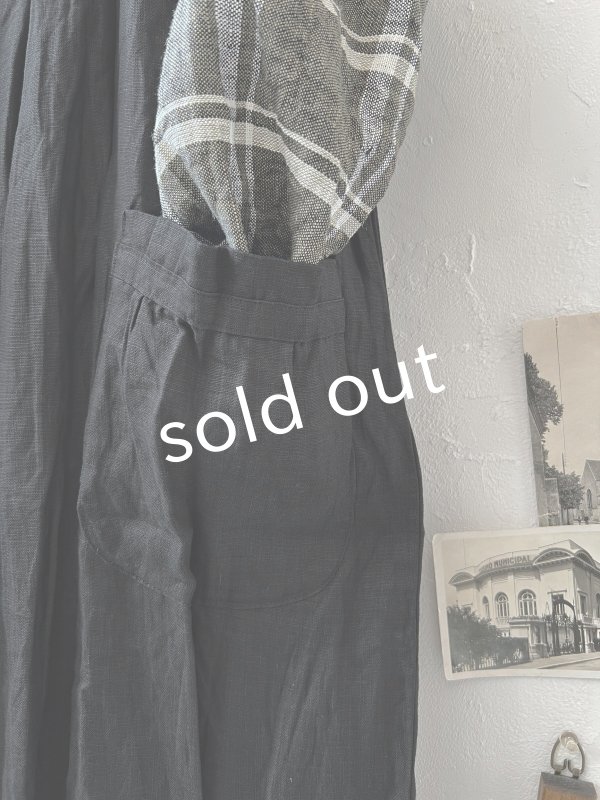 画像5: Avenue／後ろりぼんジャンパースカート・黒 (5)