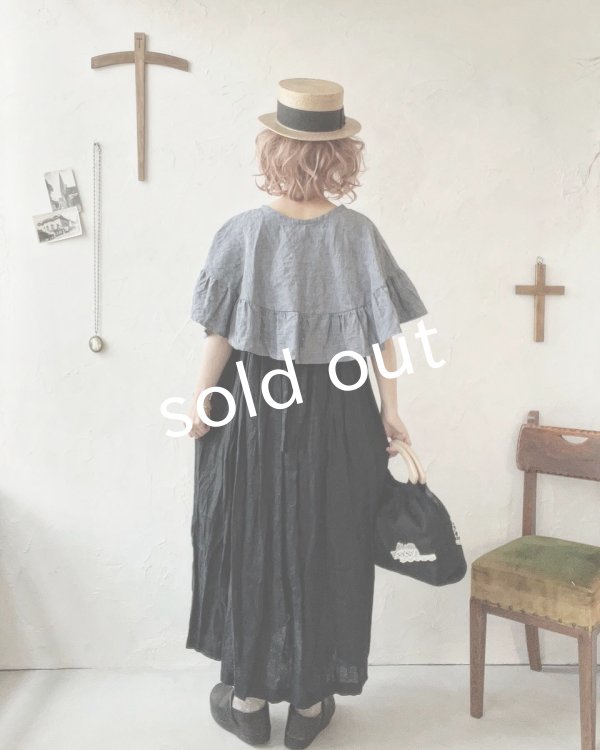 画像15: Avenue／後ろりぼんジャンパースカート・黒 (15)