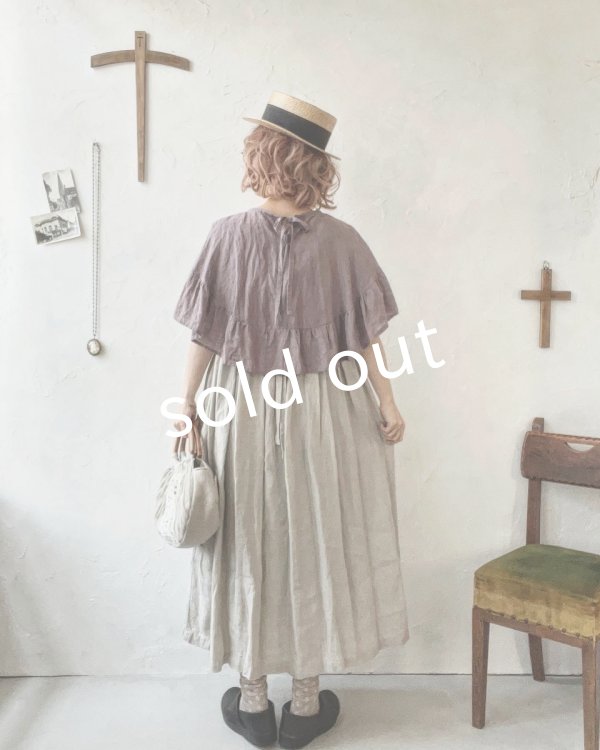 画像13: Avenue/後ろりぼんジャンパースカート・生成り (13)