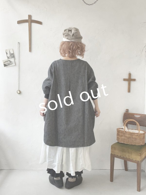 画像11: Branch m'/デニムチュニック・ブラック (11)