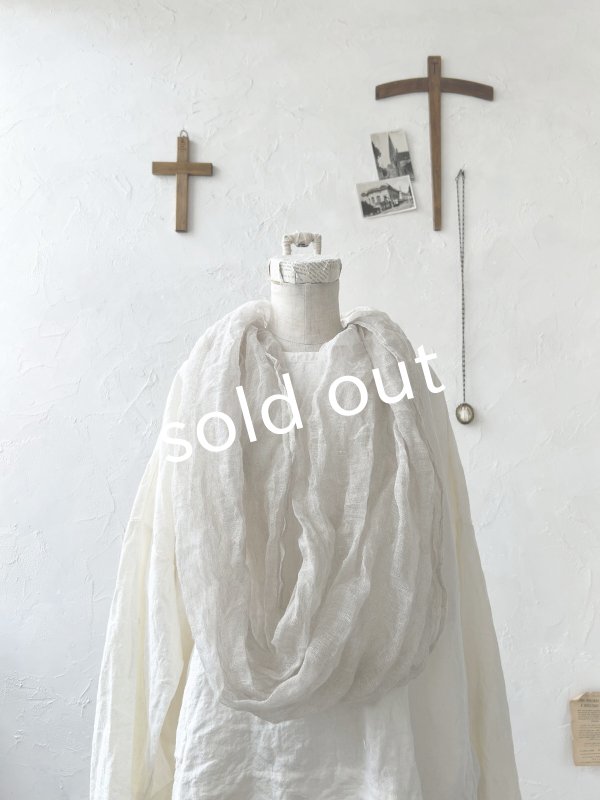 画像4: Branch m'／リネンガーゼスヌード・オフ (4)