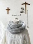 画像1: Branch m'／リネンガーゼスヌード・ライトブルー (1)