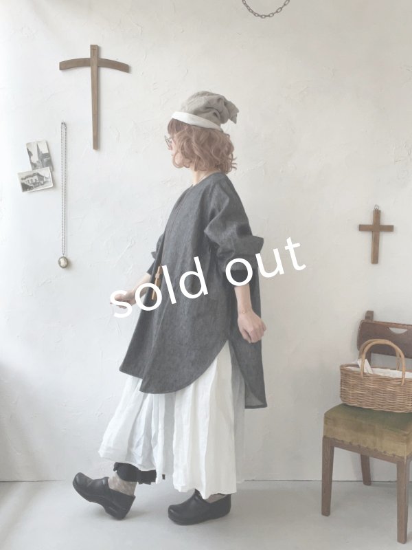 画像10: Branch m'/デニムチュニック・ブラック (10)