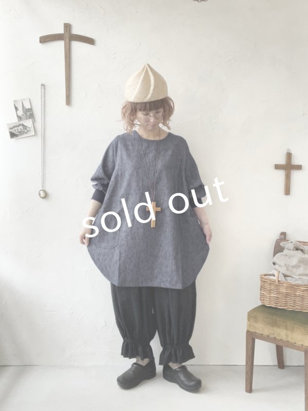 画像7: Branch m'／デニムチュニック・ネイビー (7)