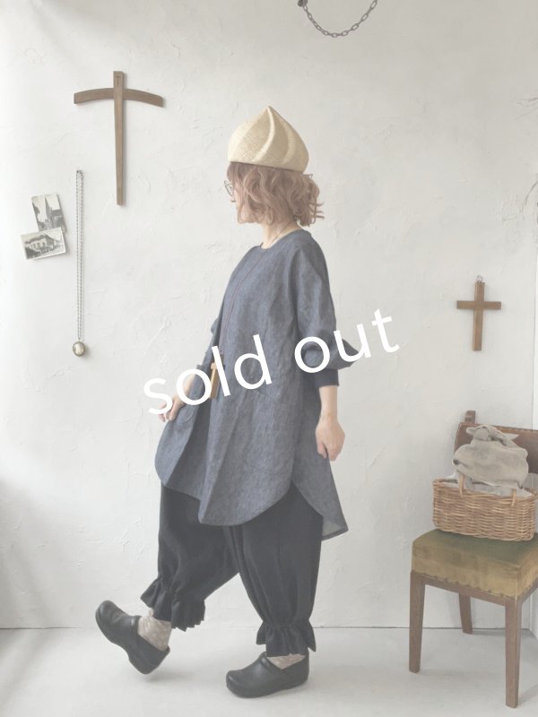 画像8: Branch m'／デニムチュニック・ネイビー (8)