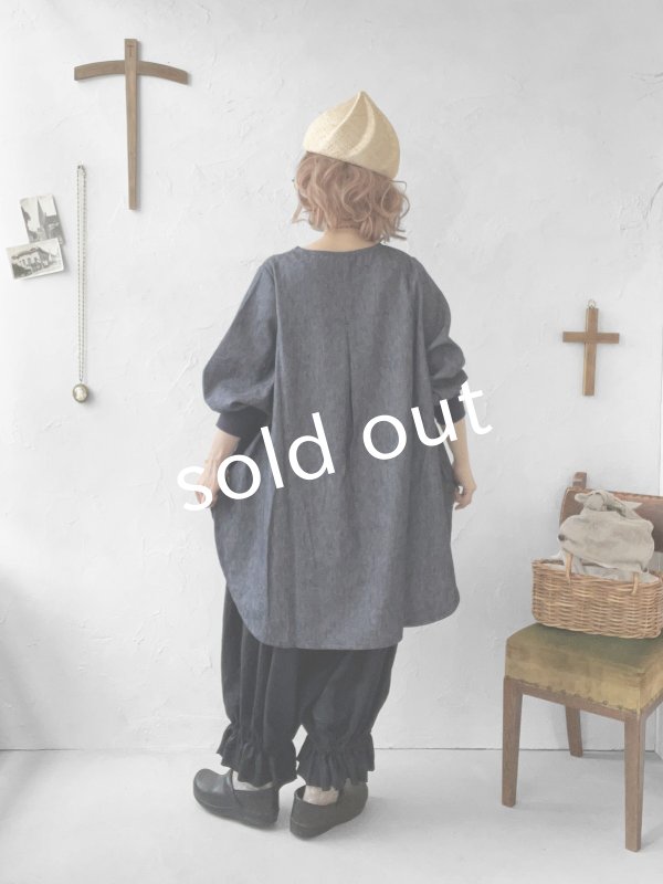 画像9: Branch m'／デニムチュニック・ネイビー (9)