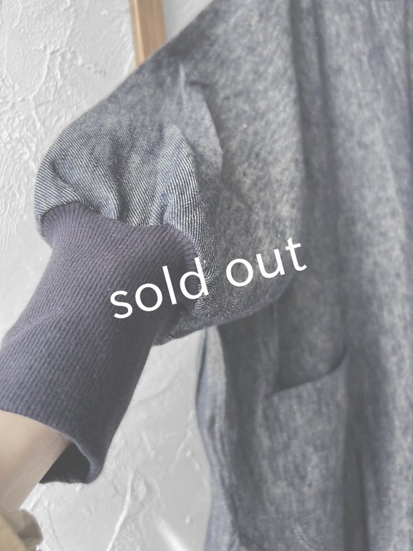 画像4: Branch m'／デニムチュニック・ネイビー (4)