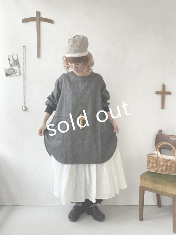 画像9: Branch m'/デニムチュニック・ブラック (9)