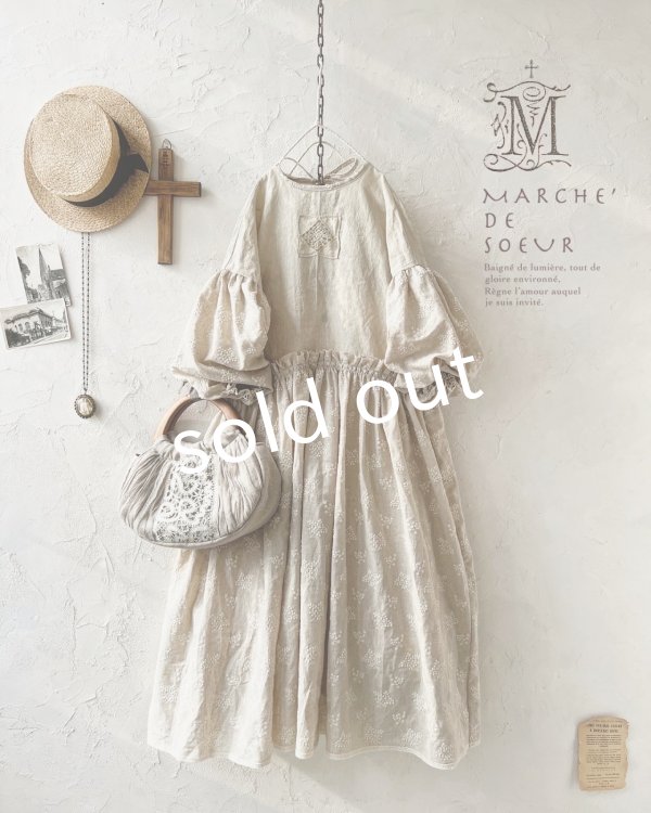 MARCHE' DE SOEUR／ブルターニュのワンピース・杢グレー