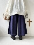画像3: seasew.／ワッシャータックワイドパンツ・ネイビー (3)