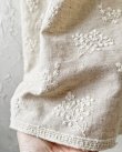 画像9: MARCHE' DE SOEUR／ブルターニュのワンピース・黒×生成り刺繍 (9)
