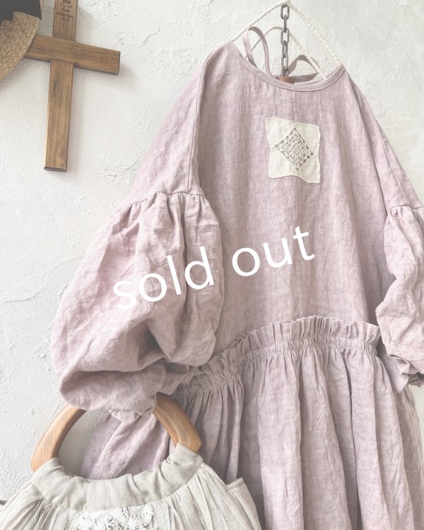 画像4: MARCHE' DE SOEUR／ブルターニュのワンピース・ピンク (4)